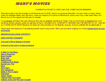 Tablet Screenshot of marysbestmovies.net